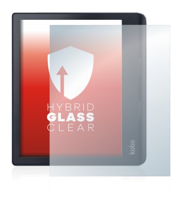 Immagine del dispositivo Kobo Sage con un'ampia varietà di protezioni per lo schermo.