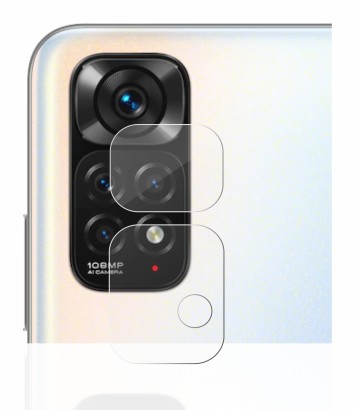 Immagine del dispositivo Xiaomi Redmi Note 11S (SOLO Fotocamera) con un'ampia varietà di protezioni per lo schermo.