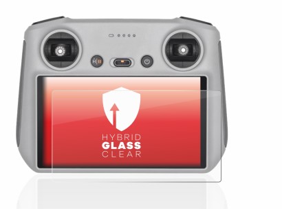 Immagine del dispositivo DJI RC Controller con un'ampia varietà di protezioni per lo schermo.