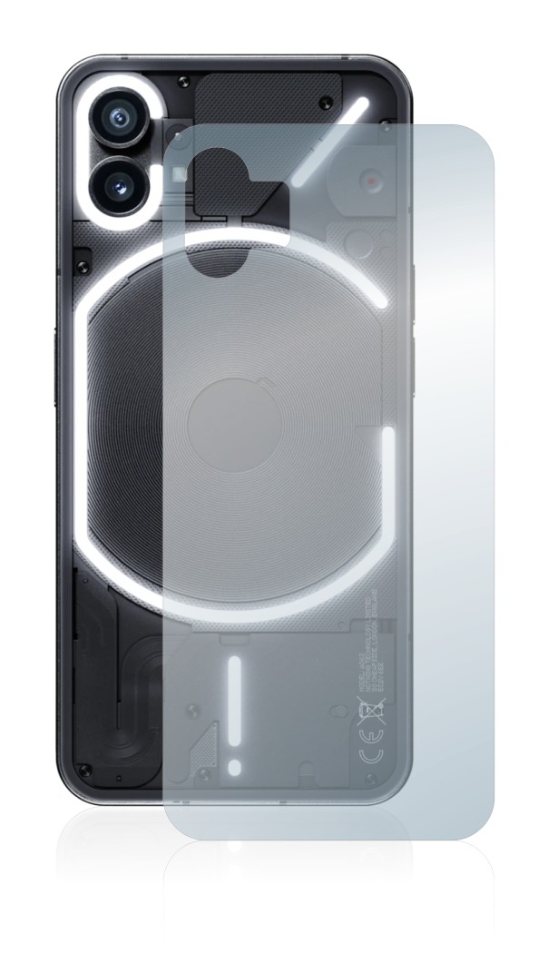 Image de l'appareil Nothing Phone (1) (Arrière) avec une grande variété de protections d'écran.