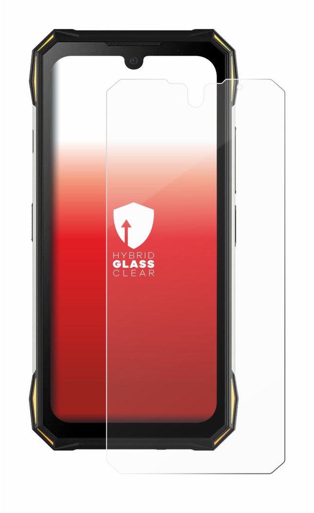 Abbildung des Geräts Doogee S89 Pro mit einer Vielzahl des Displayschutzes.