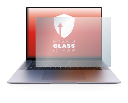 Abbildung des Geräts Huawei MateBook 16s mit einer Vielzahl des Displayschutzes.