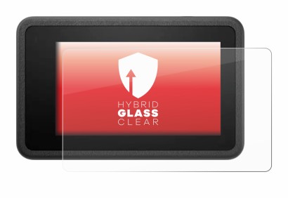 Immagine del dispositivo DJI Osmo Action 4 con un'ampia varietà di protezioni per lo schermo.