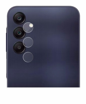 Abbildung des Geräts Samsung Galaxy A25 5G (NUR Kamera) mit einer Vielzahl des Displayschutzes.
