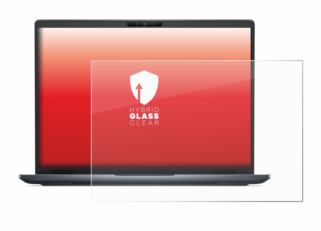 Abbildung des Geräts Dell Latitude 7450 Laptop mit einer Vielzahl des Displayschutzes.