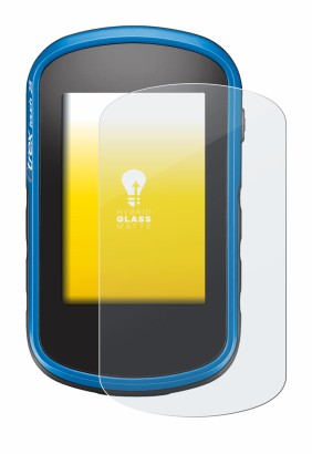 Image de l'appareil Garmin eTrex Touch 35 avec une grande variété de protections d'écran.