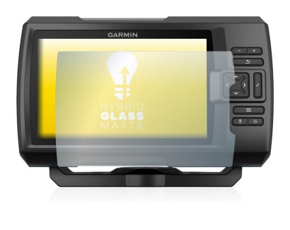 Imagen del dispositivo Garmin Striker Plus 5cv con una amplia variedad de protectores de pantalla.
