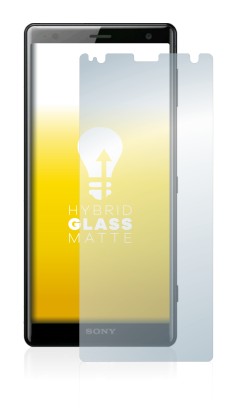 Immagine del dispositivo Sony Xperia XZ2 con un'ampia varietà di protezioni per lo schermo.