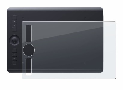 Image of the device Wacom Intuos Pro M (2017) with a wide variety of screen protectors.