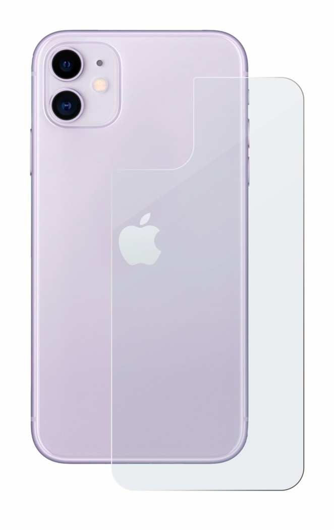 Image of the device Apple iPhone 11 (Back) with a wide variety of screen protectors.