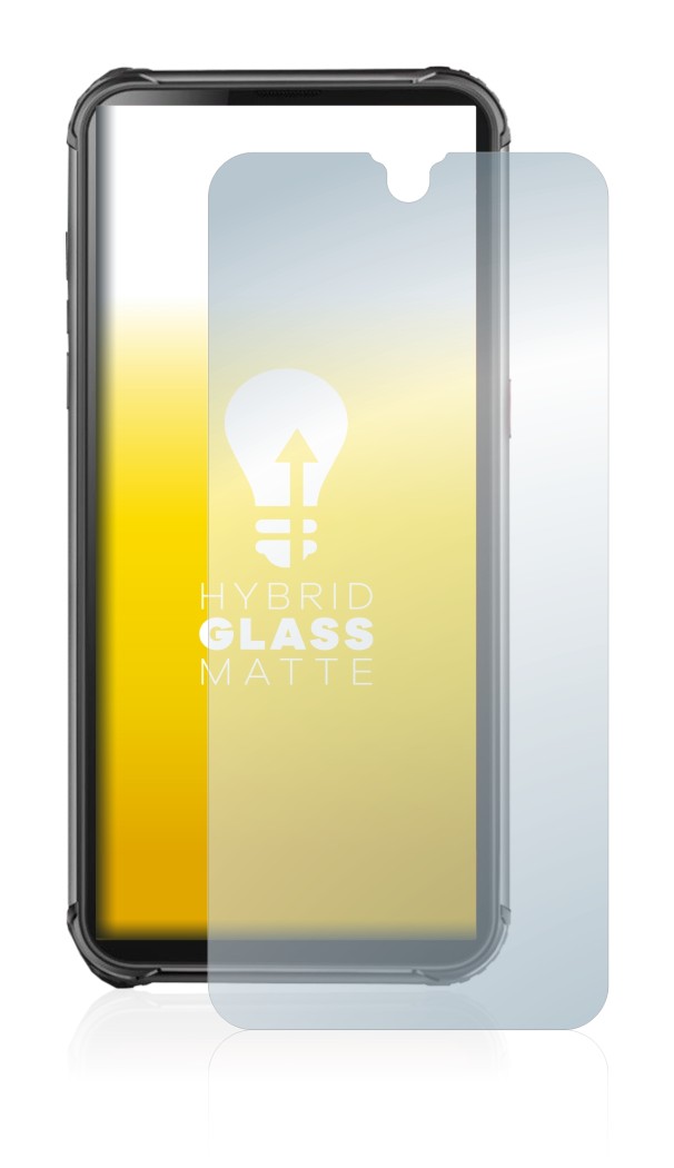 Image of the device Blackview BV9800 Pro with a wide variety of screen protectors.