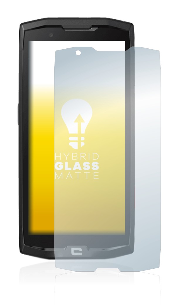 Abbildung des Geräts Crosscall Core X4 mit einer Vielzahl des Displayschutzes.