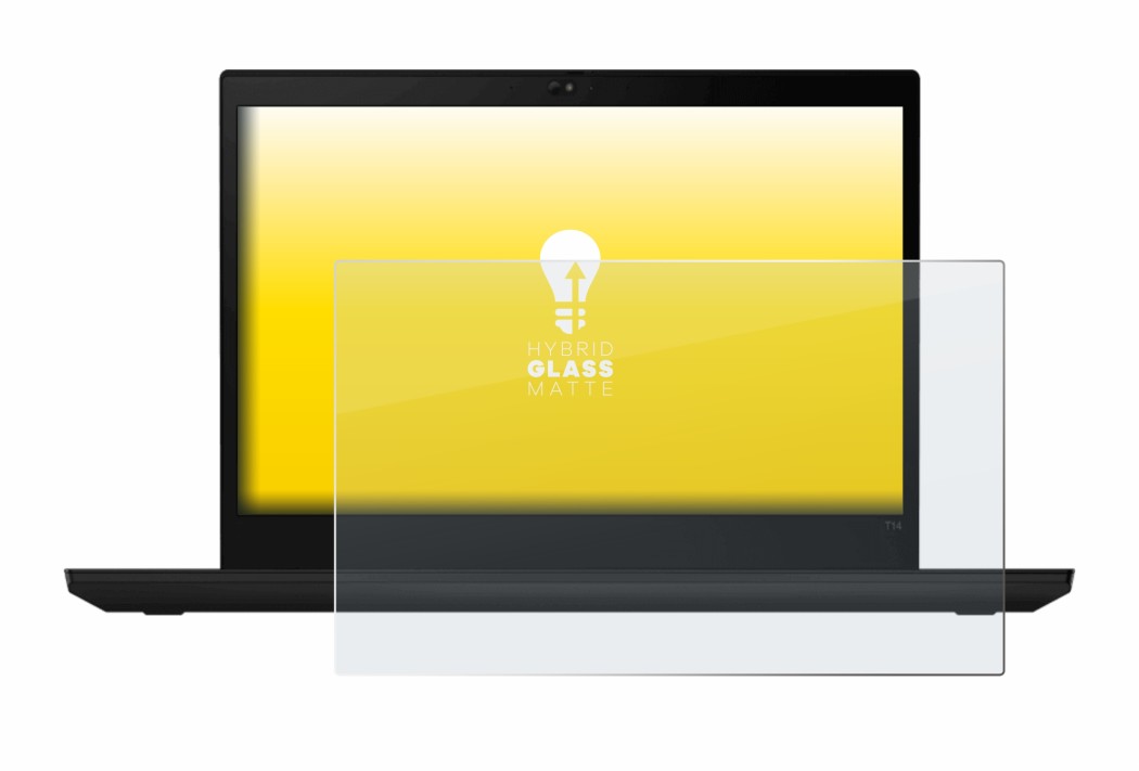 Imagen del dispositivo Lenovo ThinkPad T14 Gen 1 con una amplia variedad de protectores de pantalla.