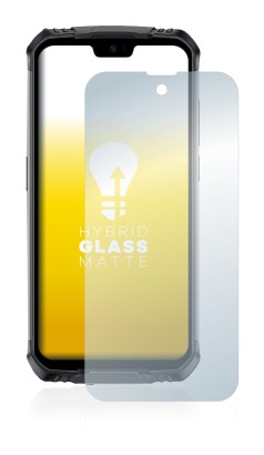 Image of the device Doogee S59 Pro with a wide variety of screen protectors.