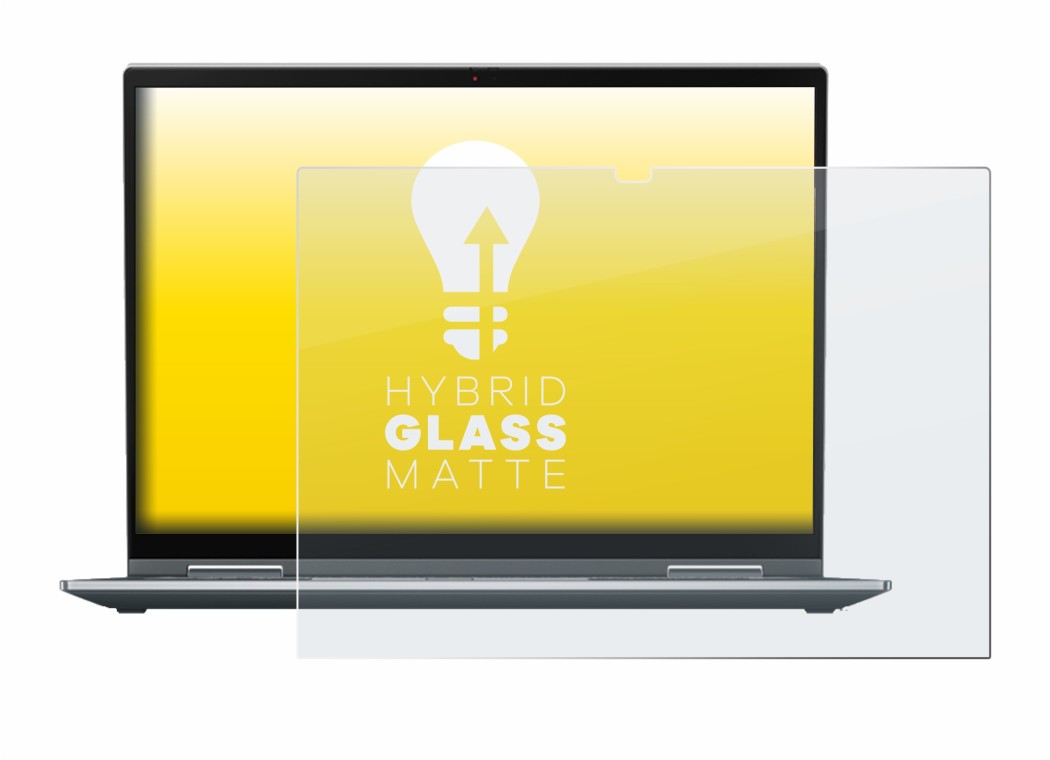 Abbildung des Geräts Lenovo ThinkPad X1 Yoga (6. Gen.) mit einer Vielzahl des Displayschutzes.