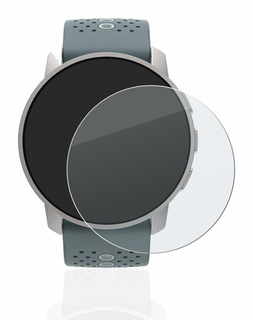 Image of the device Suunto 9 Peak with a wide variety of screen protectors.
