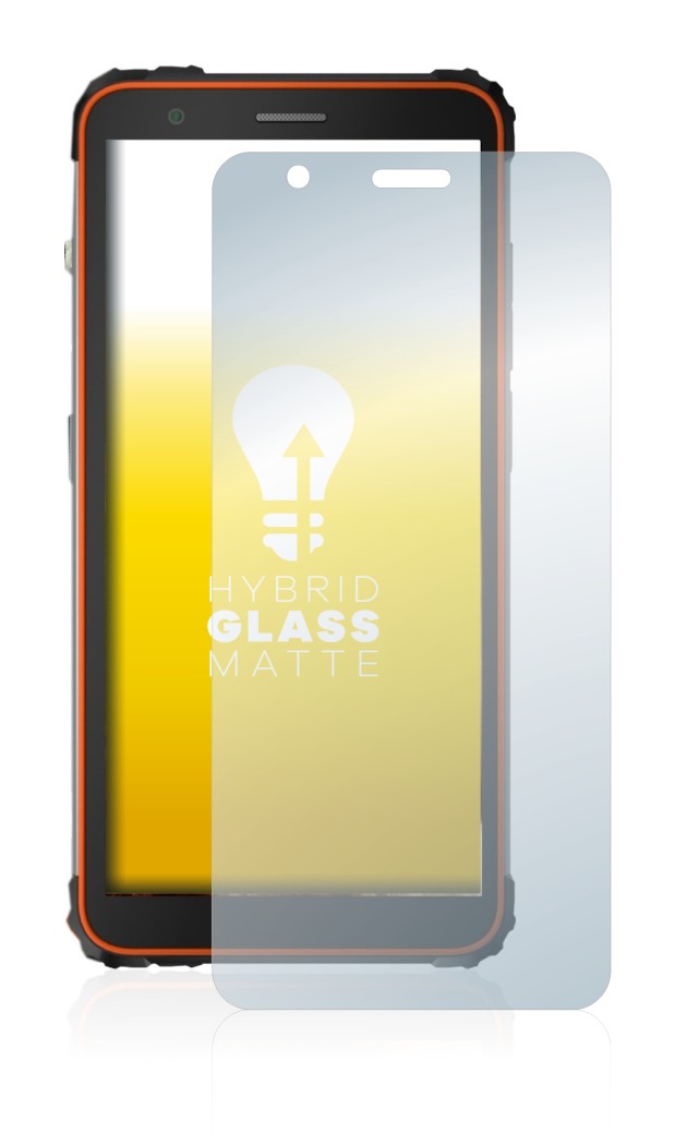 Abbildung des Geräts Blackview BV6600 mit einer Vielzahl des Displayschutzes.