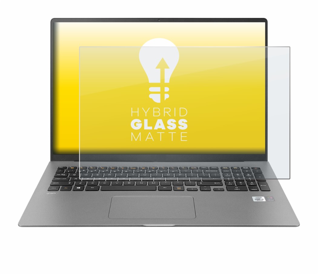 Image of the device LG gram 17'' 2021 with a wide variety of screen protectors.