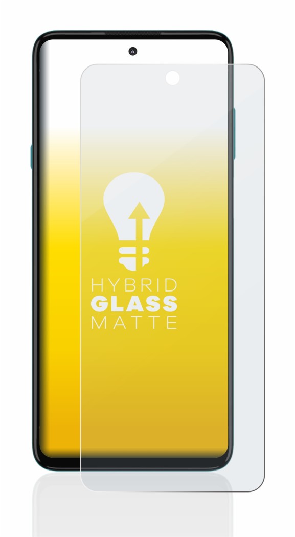 Immagine del dispositivo Motorola Edge 20 Lite con un'ampia varietà di protezioni per lo schermo.