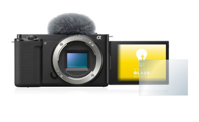 Immagine del dispositivo Sony Alpha ZV-E10 con un'ampia varietà di protezioni per lo schermo.