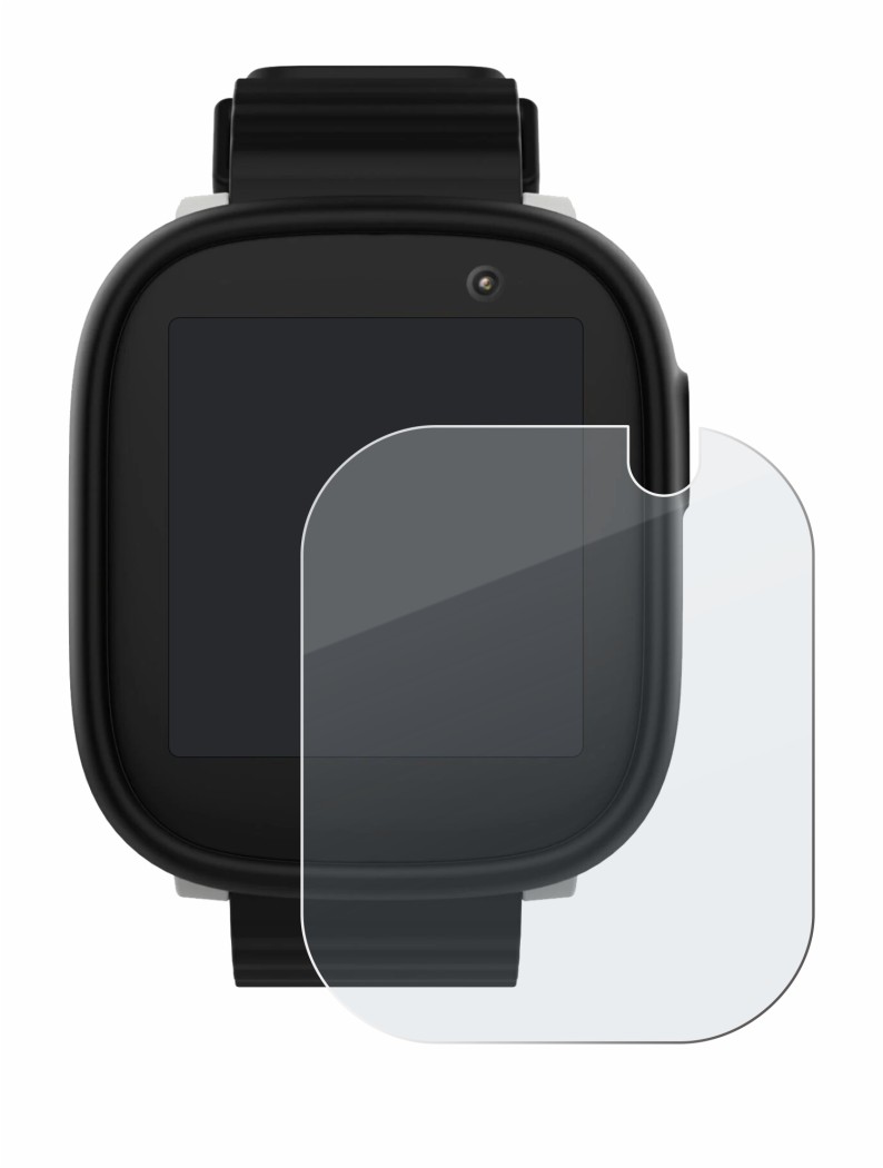 Immagine del dispositivo Xplora X6 Play 2022 (1a generación) con un'ampia varietà di protezioni per lo schermo.