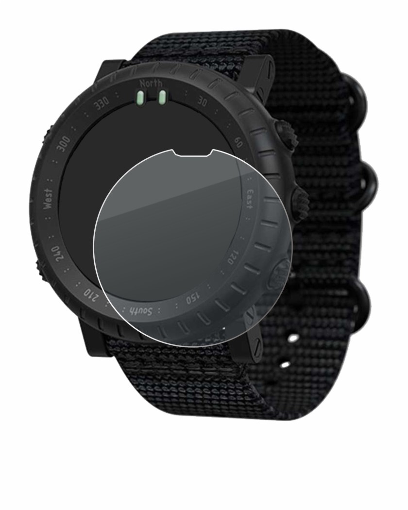 Imagen del dispositivo Suunto Core Alpha con una amplia variedad de protectores de pantalla.