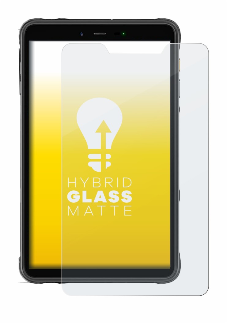 Image of the device Ulefone Armor Pad 8 with a wide variety of screen protectors.