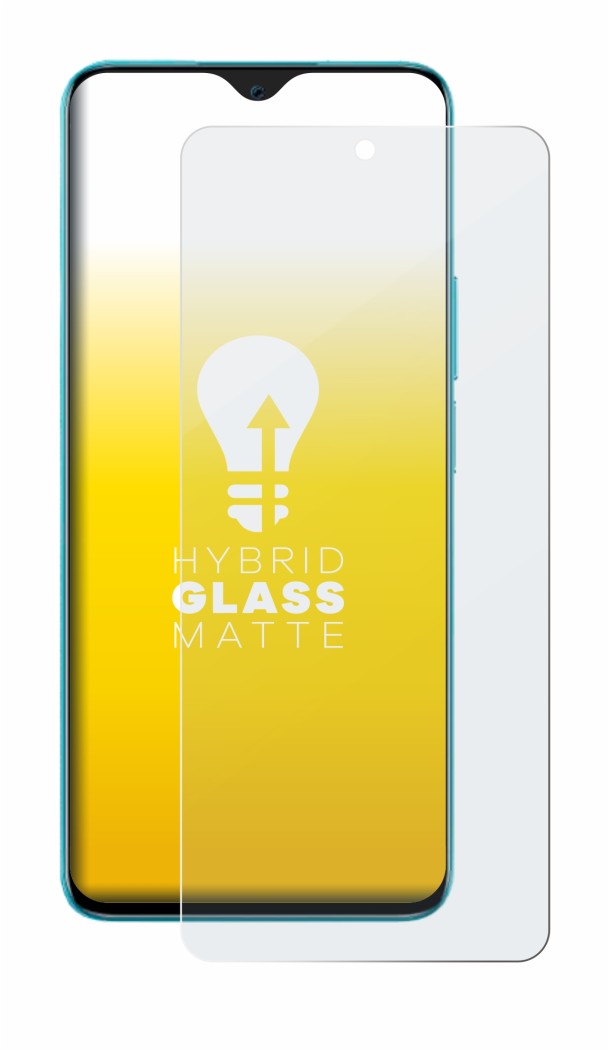 upscreen Hybrid Glass Clear Premium Protector pantalla de cristal vidrio  para Honor 90 Lite (Frontal+Trasero)
