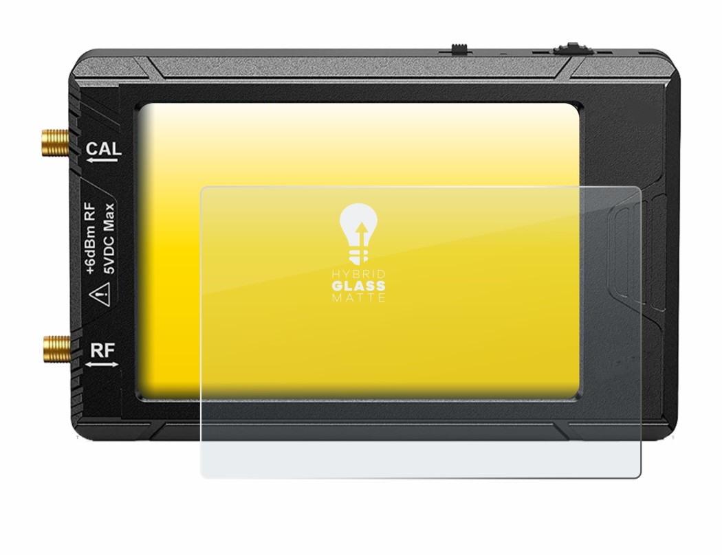 Imagen del dispositivo tinySA ultra spectrum analyser con una amplia variedad de protectores de pantalla.