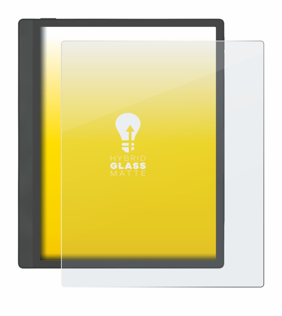 Imagen del dispositivo Boox Tab Ultra C Pro con una amplia variedad de protectores de pantalla.