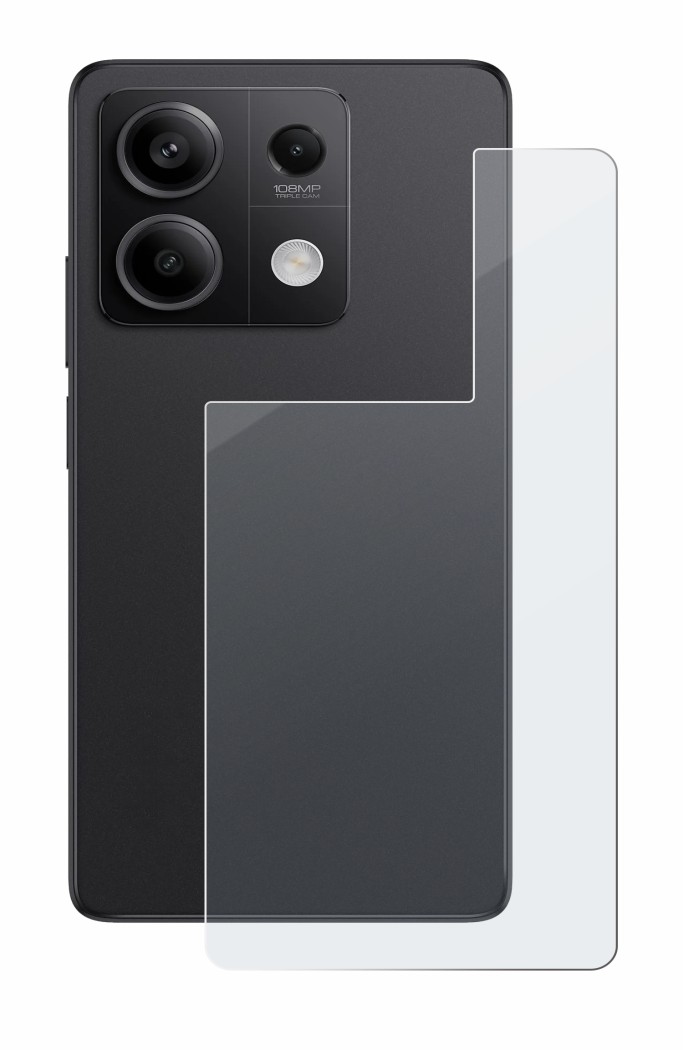 Image of the device Xiaomi Redmi Note 13 Pro 5G (Back) with a wide variety of screen protectors.