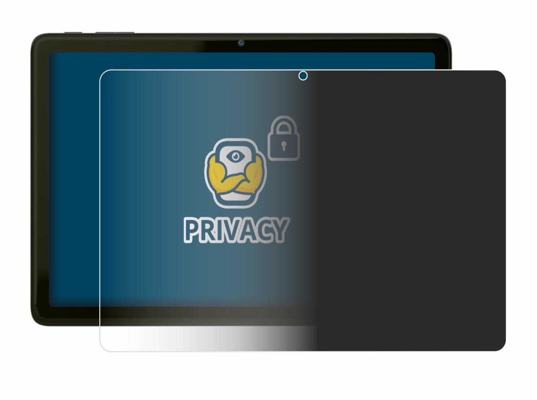 Immagine del dispositivo VALE Tablet V10A con un'ampia varietà di protezioni per lo schermo.