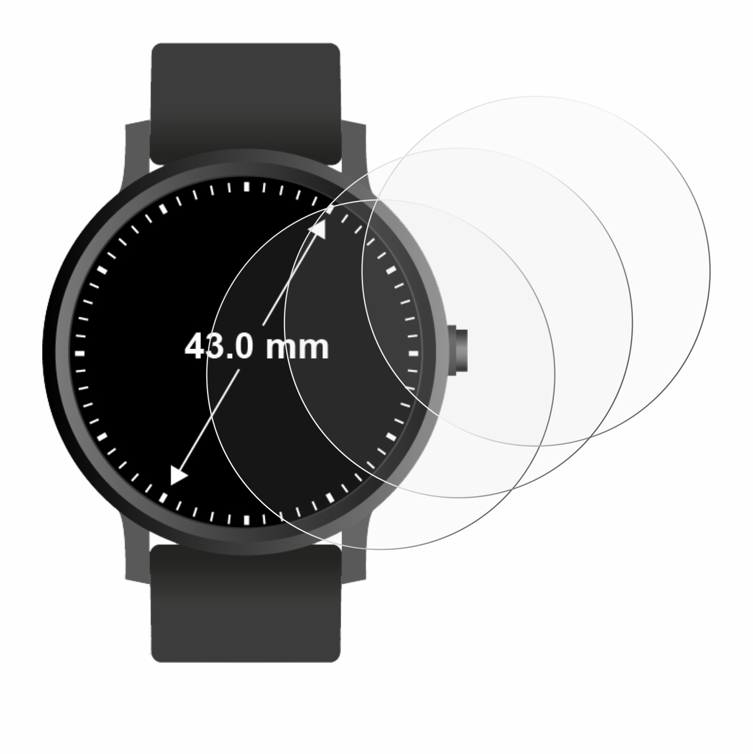 Schutzfolie für Armbanduhren universal alle Größen - Bild 134 von 180