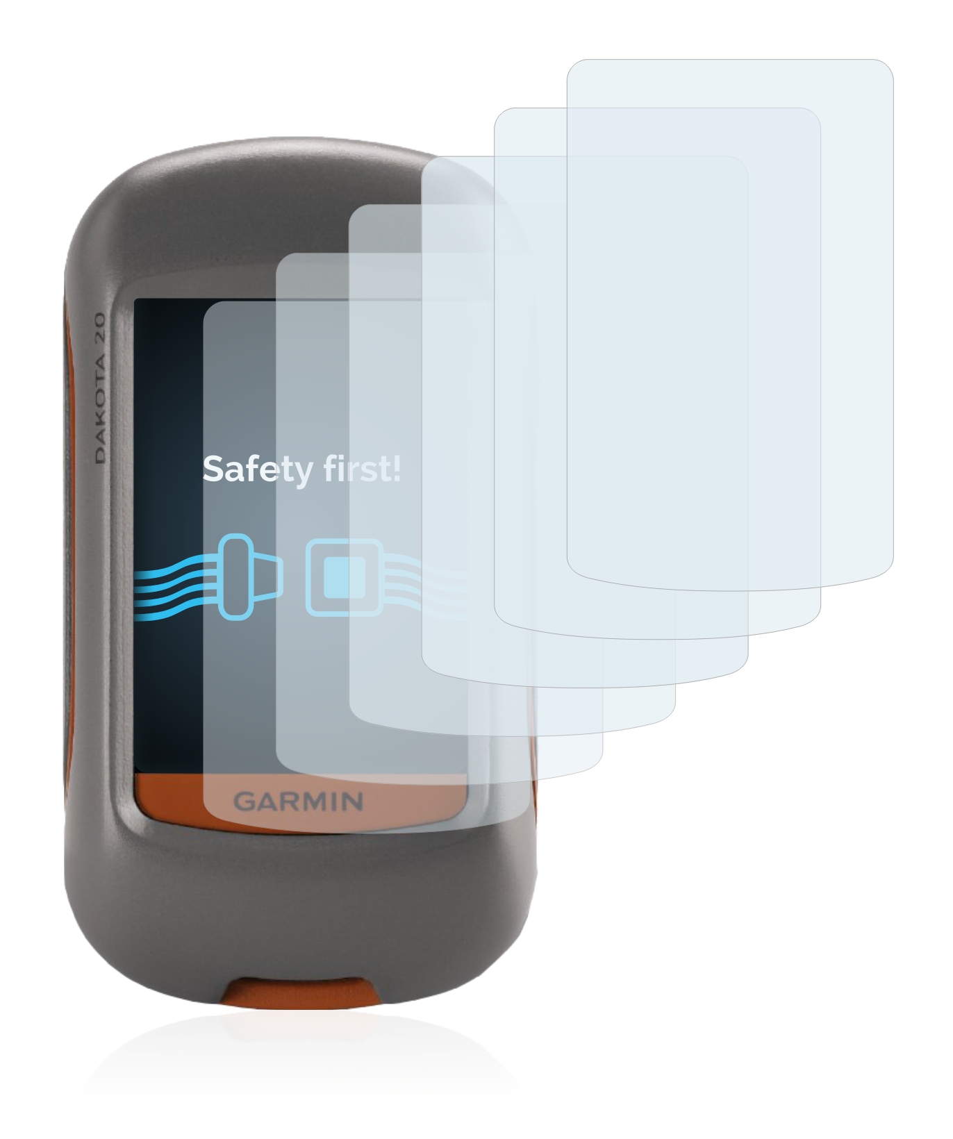 6x Savvies Screen Protector for Garmin DriveSmart 65 Ultra Clear 