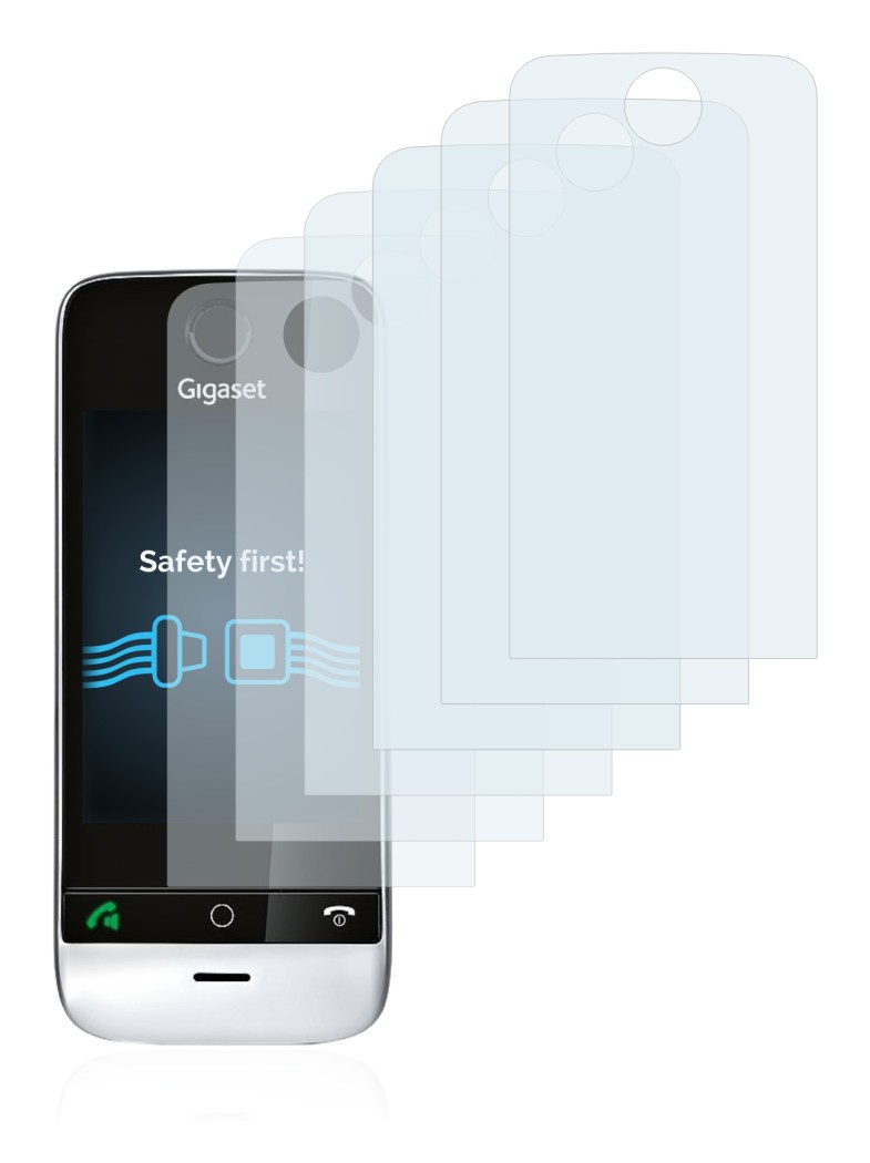 Image of the device Gigaset SL910 (circular cutout) with a wide variety of screen protectors.