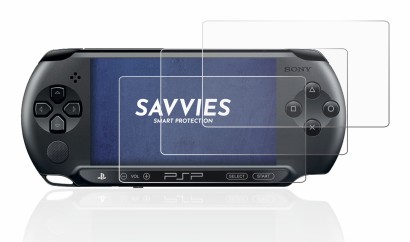 Image de l'appareil Sony PSP 1004 avec une grande variété de protections d'écran.