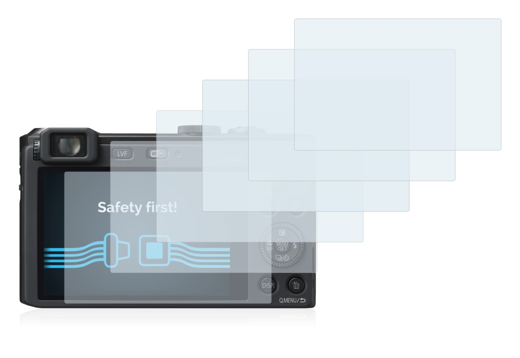 Image of the device Panasonic Lumix DMC-LF1 with a wide variety of screen protectors.