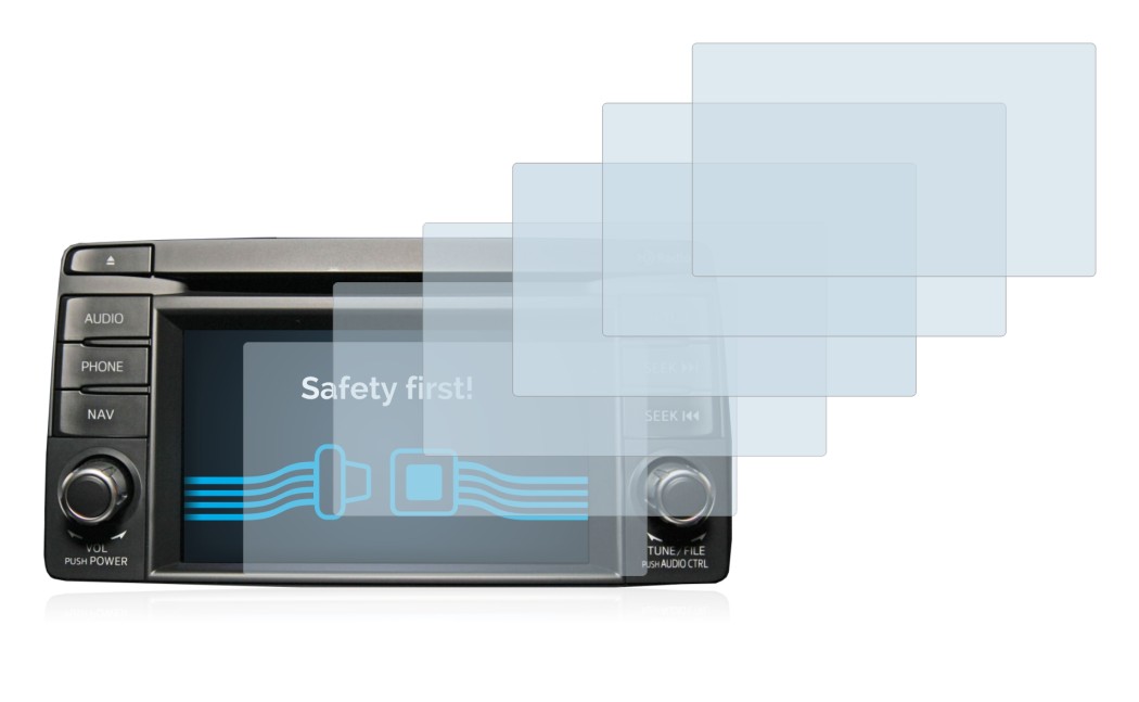 Image de l'appareil Mazda CX-5 2012-2014 Infotainment System avec une grande variété de protections d'écran.