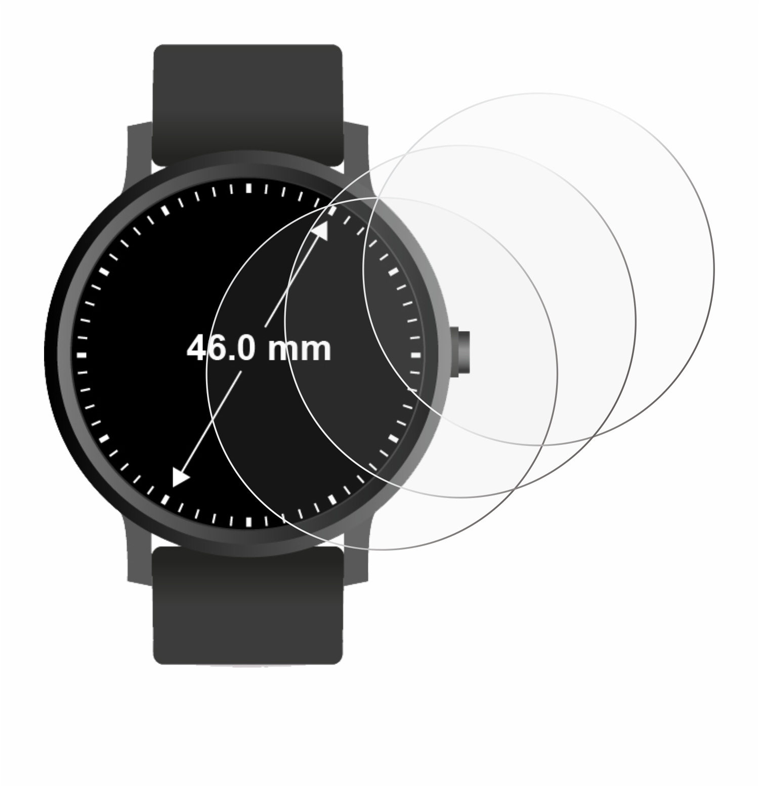 Schutzfolie für Armbanduhren universal alle Größen - Bild 146 von 180