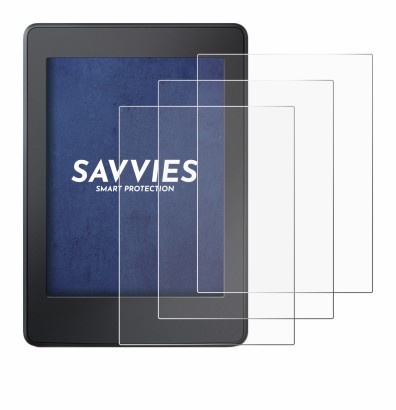 Image of the device Amazon Kindle Paperwhite 2015 (7th Gen.) with a wide variety of screen protectors.