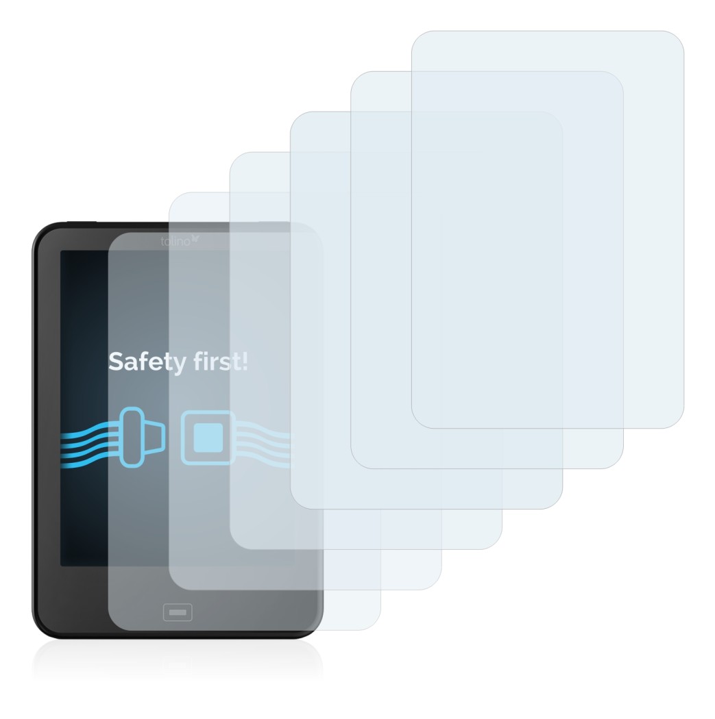 Imagen del dispositivo Tolino Vision 3 HD con una amplia variedad de protectores de pantalla.