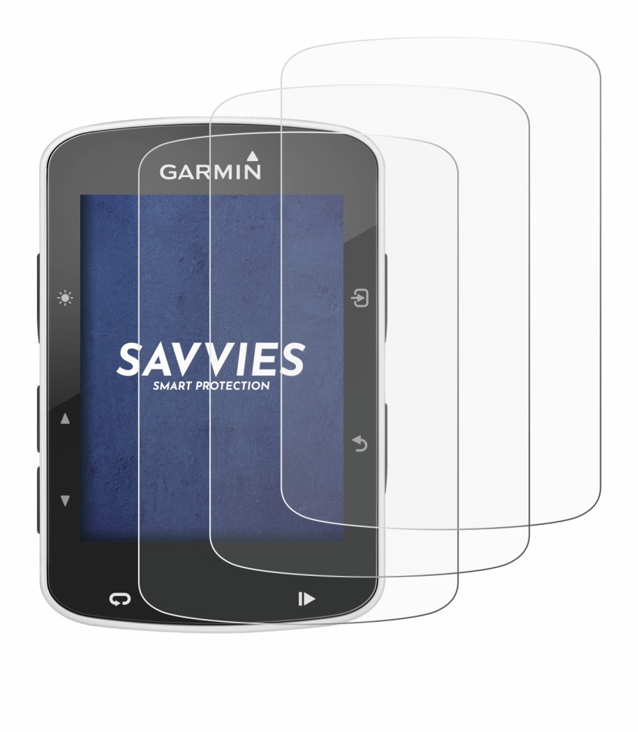Image of the device Garmin Edge 820 with a wide variety of screen protectors.