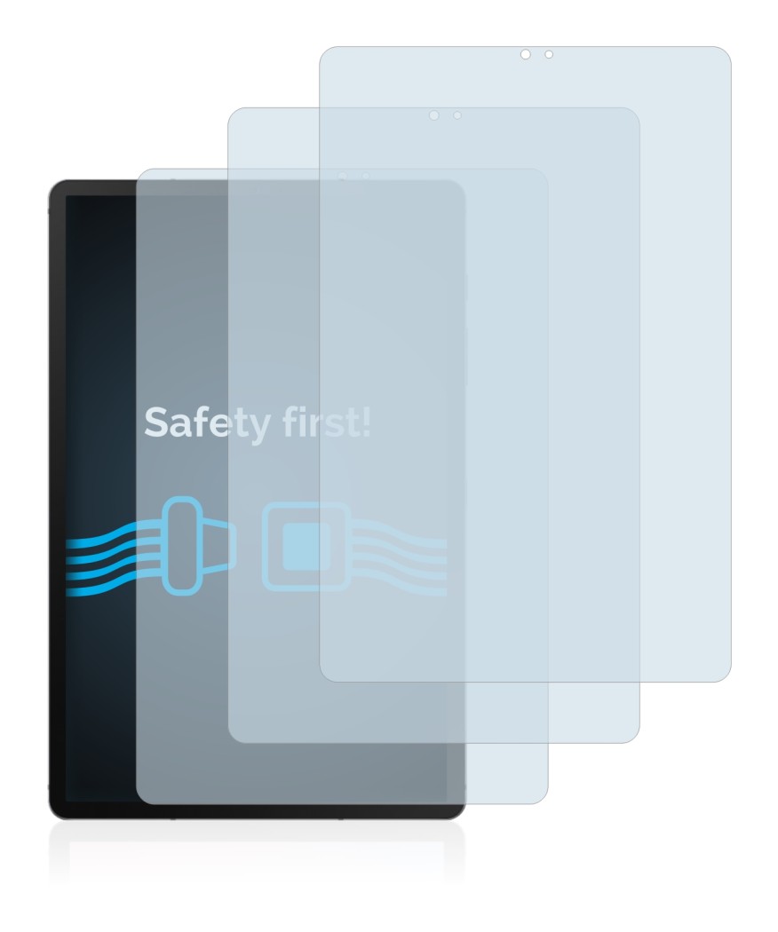 Image de l'appareil Samsung Galaxy Tab S6 2020 avec une grande variété de protections d'écran.