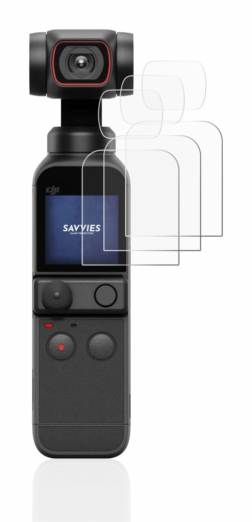 Imagen del dispositivo DJI Osmo Pocket 2 (Pantalla + Lente) con una amplia variedad de protectores de pantalla.