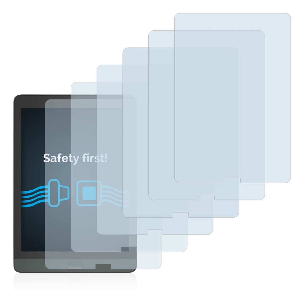 Imagen del dispositivo Boox Nova 3 con una amplia variedad de protectores de pantalla.