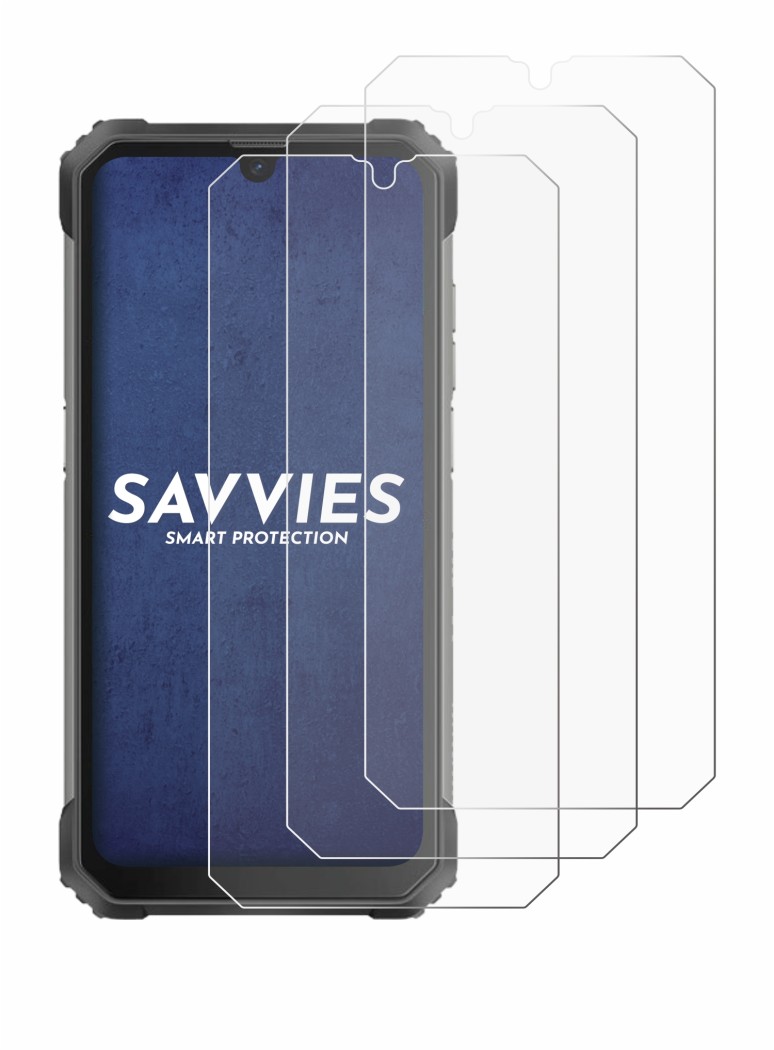 Image of the device Blackview BV8800 with a wide variety of screen protectors.