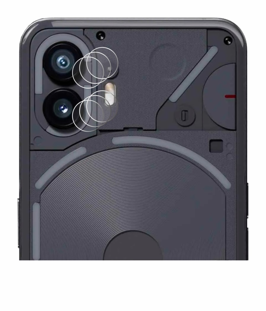 Image of the device Nothing Phone (2) (ONLY Camera Lens) with a wide variety of screen protectors.