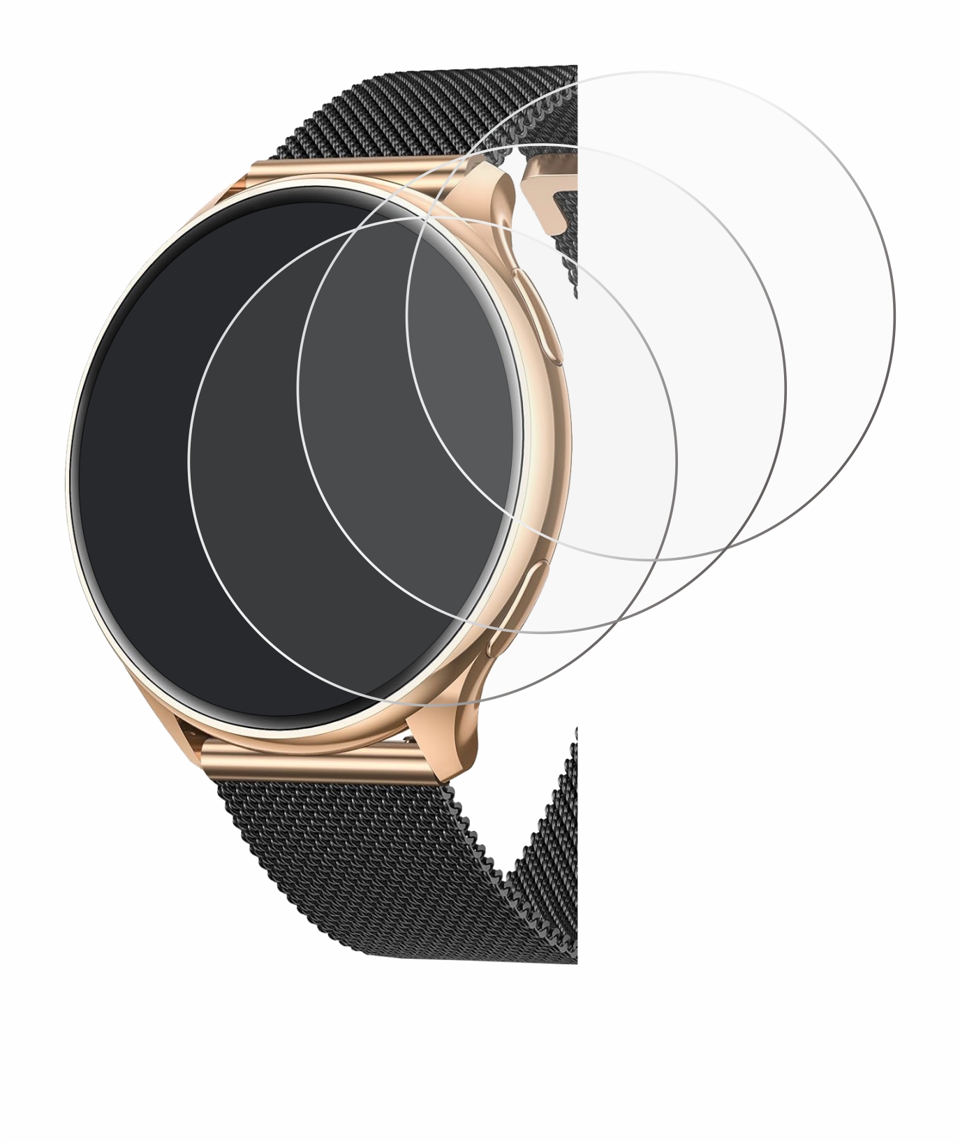 Schutzfolie für Smartwatch Garmin Polar Samsung Fossil Letsfit Xiaomi Huawei - Zdjęcie 246 z 436