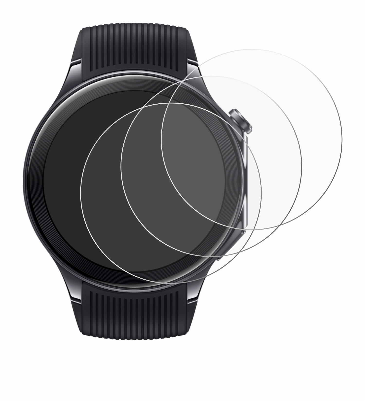 Schutzfolie für Smartwatch Garmin Polar Samsung Fossil Letsfit Xiaomi Huawei - Zdjęcie 299 z 436
