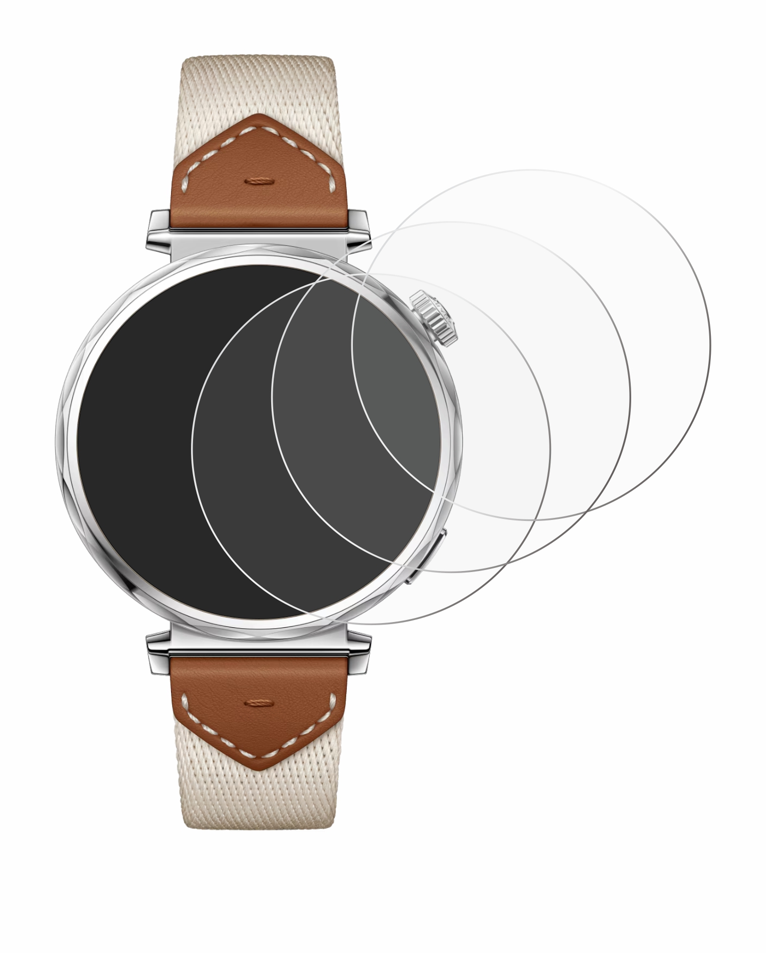 6x Folie für Huawei Watch GT 5 (41 mm) Schutzfolie Displayschutz Display Klar - Zdjęcie 2 z 11